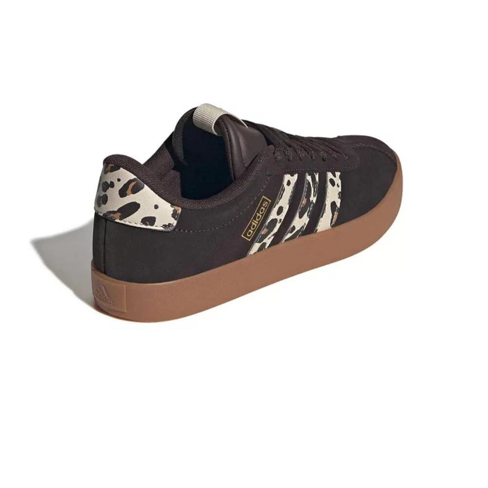 Adidas VL Court 3.0 Women's Size 9.5 Aurora Coffee Brown Sneakers Amber Gum NWB - Picture 8 of 11